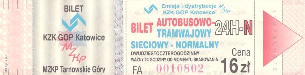 Bilet Katowice 16