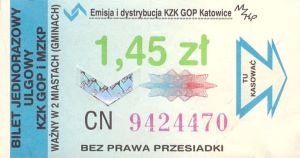 Bilet Katowice 1,45