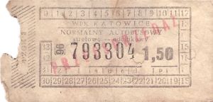 Bilet Katowice 1,50