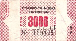 Bilet Katowice 3000 B 9