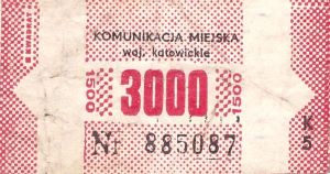 Bilet Katowice 3000 K 5