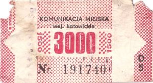 Bilet Katowice 3000 D 5