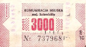 Bilet Katowice 3000 E 10