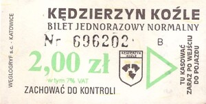 Bilet Kędzierzyn Koźle