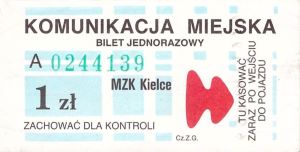 Bilet Kielce 1
