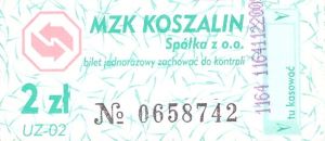 Bilet Koszalin 2