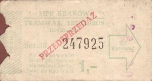 Bilet Kraków 1