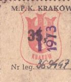 Bilet Kraków 01,73