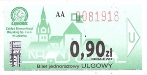 Bilet Lębork 0,90