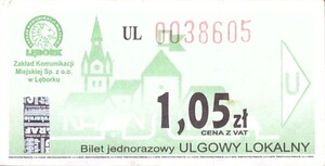 Bilet Lębork 1,05