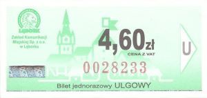 Bilet Lębork 4,60