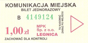 Bilet Legnica