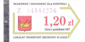 Bilet Łódź