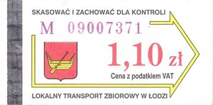 Bilet Łódź