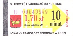 Bilet Łódź