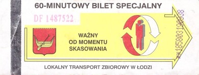 Bilet Łódź 60 minut