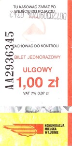 Bilet Lubin
