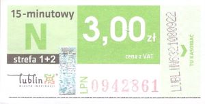 Bilet Lublin 3,00