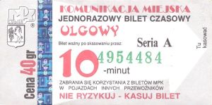 Bilet Lublin 10min