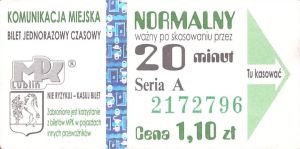 Bilet Lublin 20min