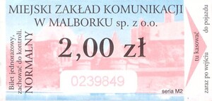 Bilet Malbork