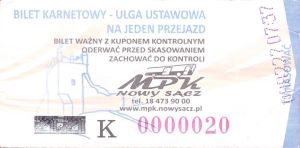 Bilet Nowy Sącz karnet