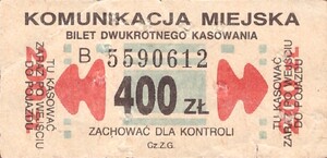 Bilet Ogólnopolski 400