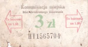 Bilet ogolnopolski 3 HT