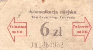 Bilet ogolnopolski JK