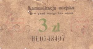 Bilet ogolnopolski 3 HL