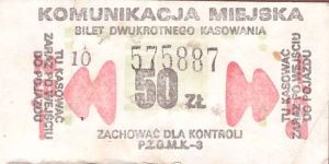 Bilet Ogólnopolski 50
