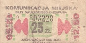 Bilety Ogólnopolskie 25