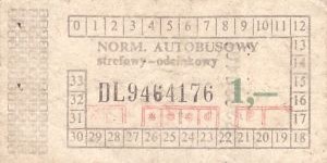 Bilet ogolnopolski 1 DL