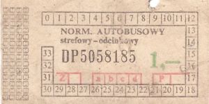 Bilet ogolnopolski 1 DP