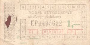 Bilet ogolnopolski 1 EP