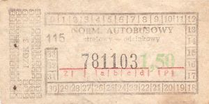 Bilet Ogólnopolski 1,50