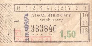 Bilet Ogólnopolski 1,50