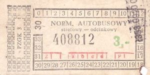 Bilet ogolnopolski 3 30