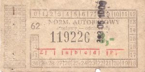 Bilet ogolnopolski 3 62