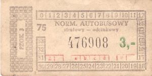 Bilet ogolnopolski 3 75