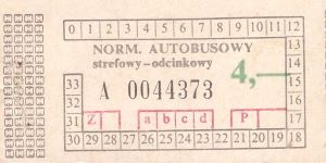 Bilety Ogólnopolskie 4