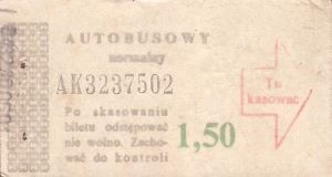 Bilety Ogólnopolskie 1,50