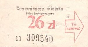 Bilety Ogólnopolskie 26