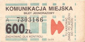 Bilety Ogólnopolskie 600