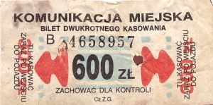 Bilet Ogólnopolski 600