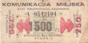 Bilety Ogólnopolskie 1500