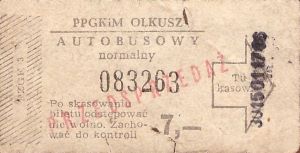 Bilet Olkusz 7