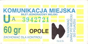 Bilet Opole 60