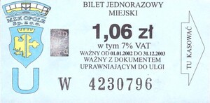 Bilet Opole