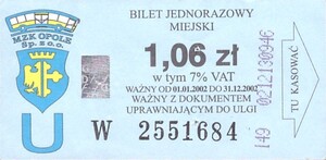 Bilet Opole